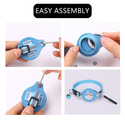 Reflective Pet AirTag Holder