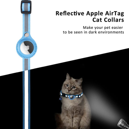 Reflective Pet AirTag Holder